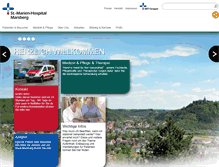 Tablet Screenshot of bk-marsberg.de